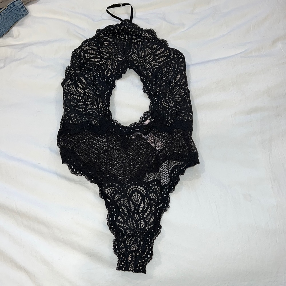 Black Victoria’s Secret lingerie